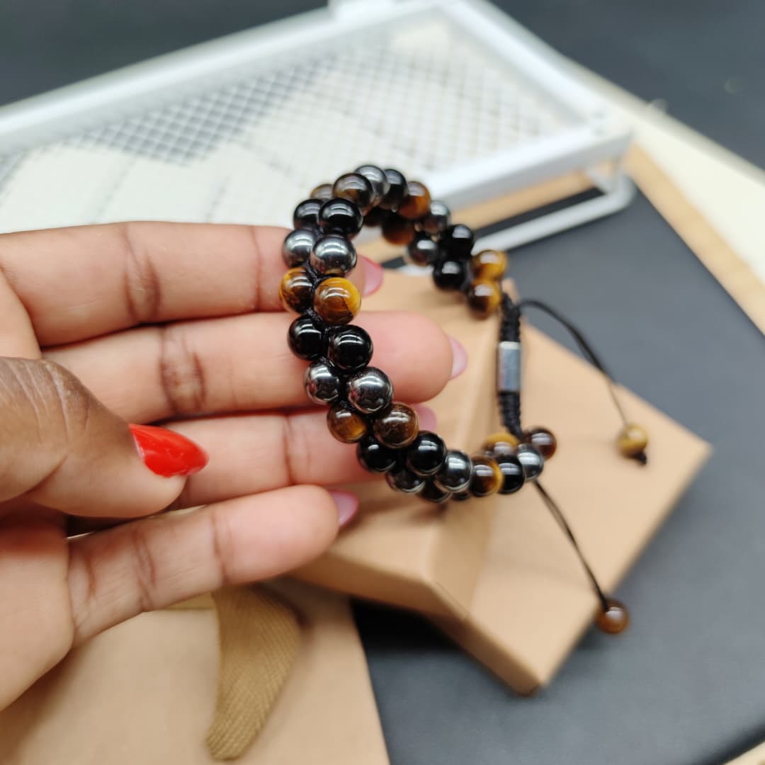 Bracelet en perle 2 en 1