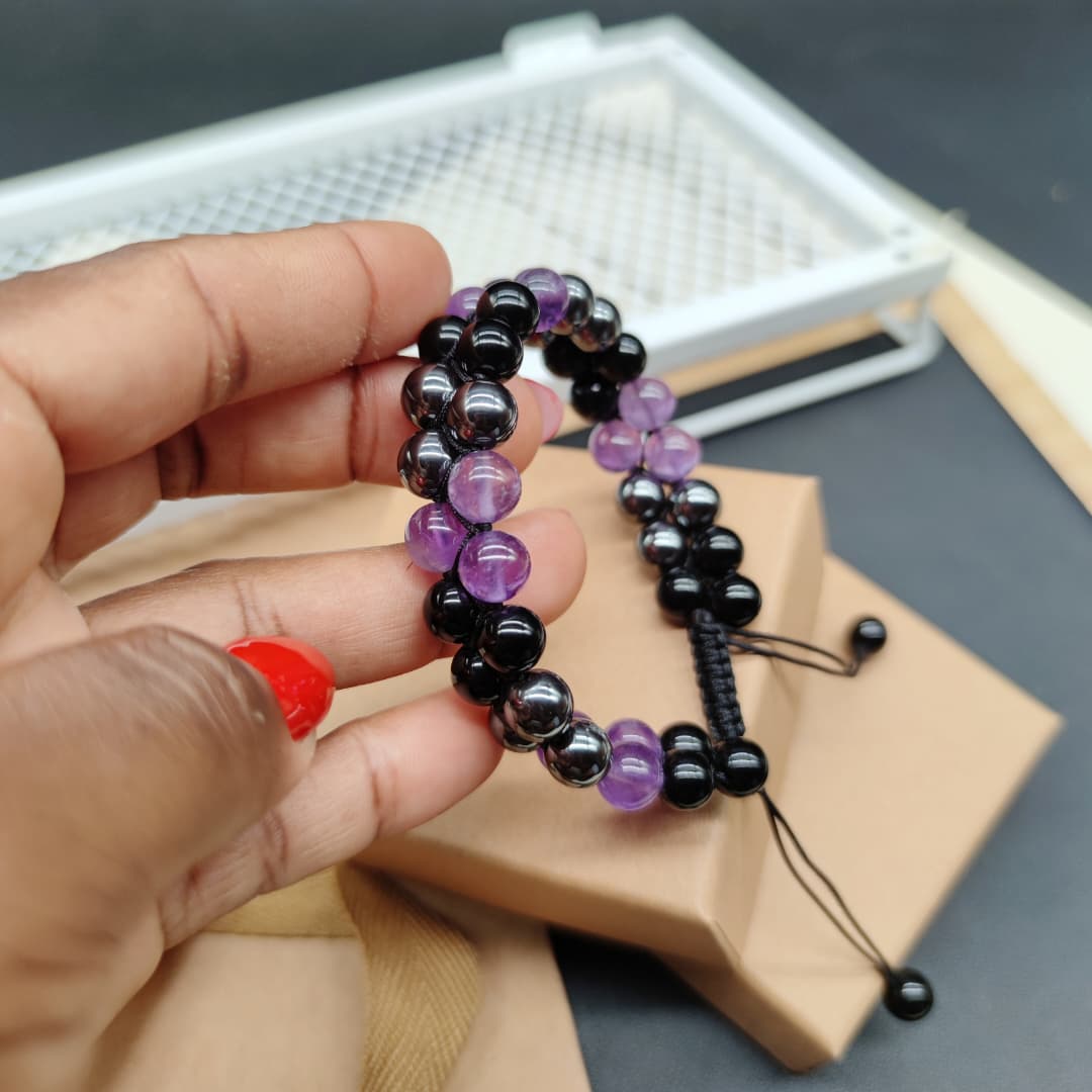 Bracelet en perle 2 en 1