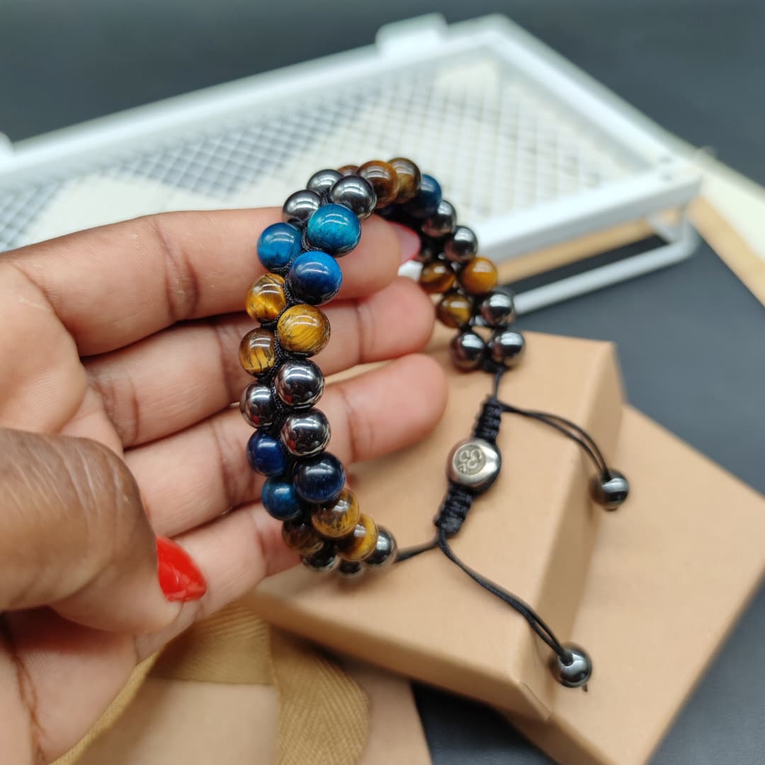 Bracelet en perle 2 en 1