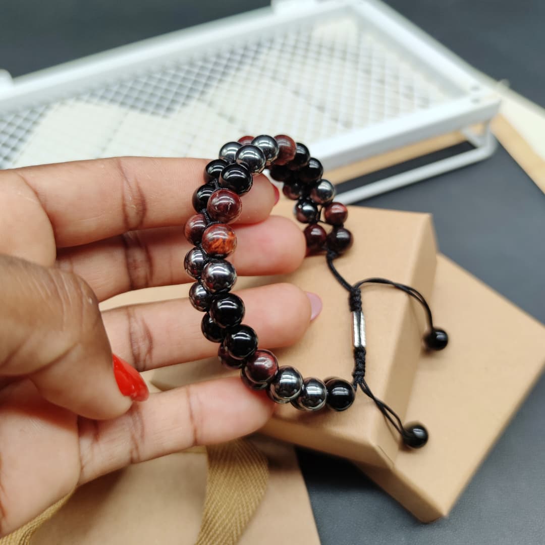 Bracelet en perle 2 en 1